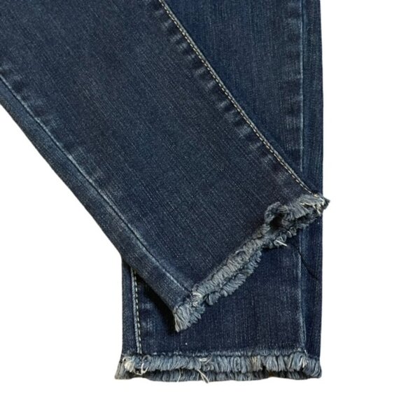 KANCAN Ripped Knee Raw Hem Skinny Jeans - Size 5/26 - Picture 6 of 9